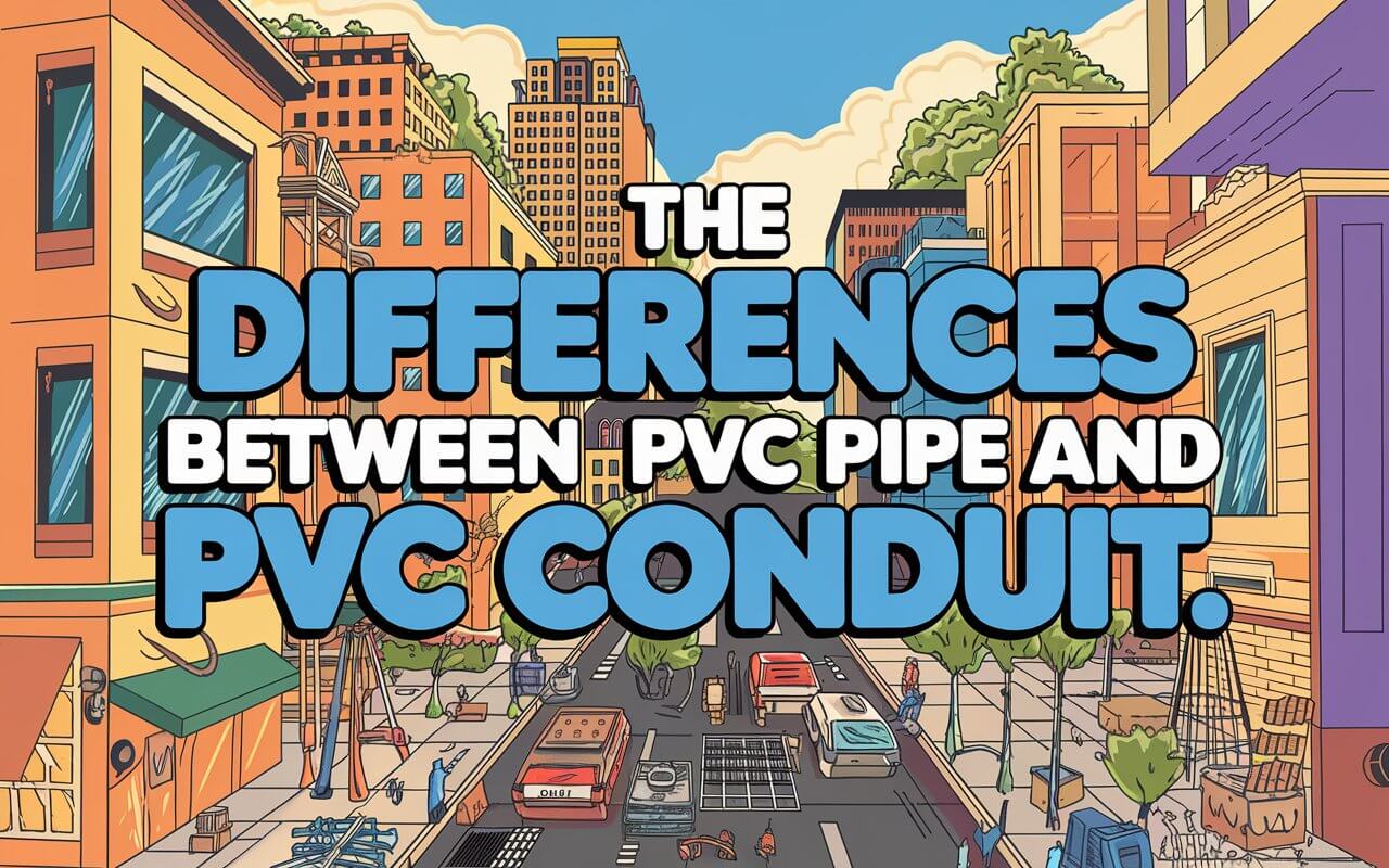 Diferencias entre tuberías de PVC y conductos de PVC
