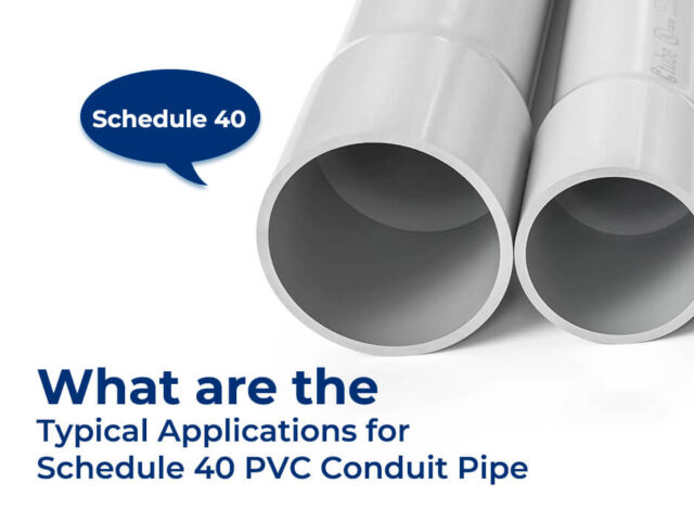 ما هي التطبيقات النموذجية لأنابيب قناة الجدول 40 PVC؟