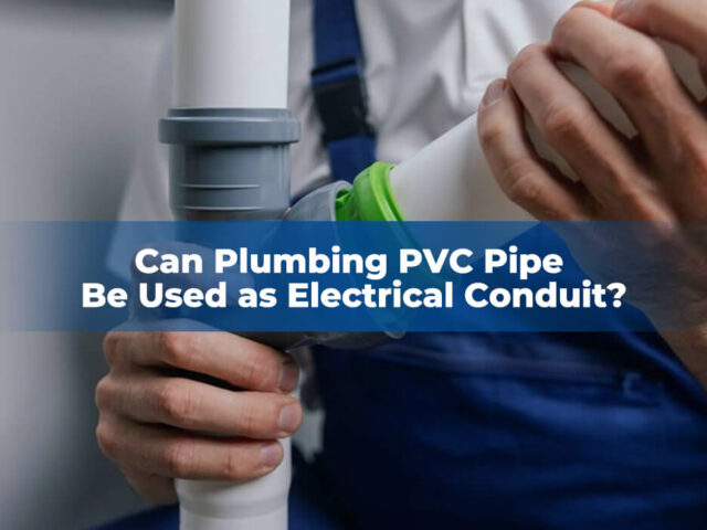 ¿Se puede utilizar PVC de fontanería para conductos eléctricos?