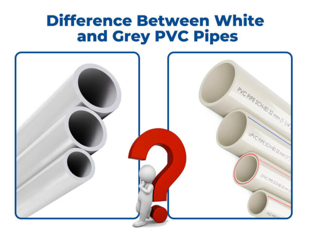 ¿Cuál es la diferencia entre el PVC blanco y el PVC gris?
