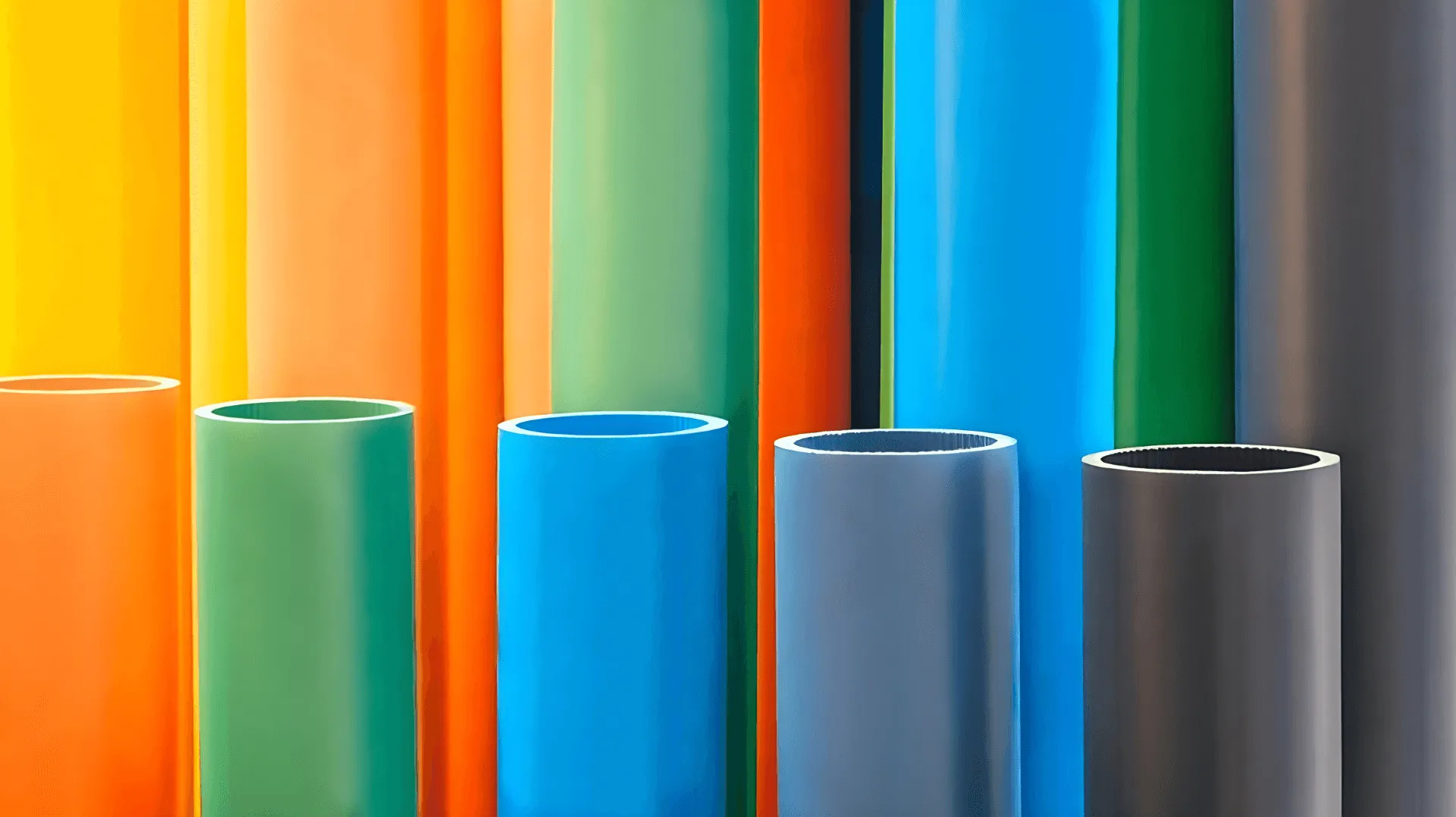 Diferente color de conducto