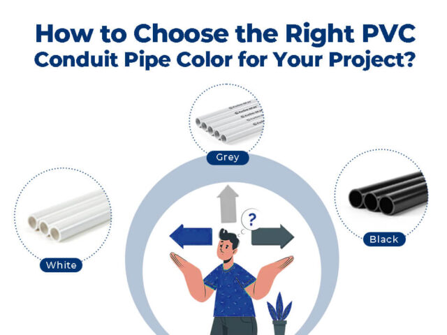كيفية اختيار اللون المناسب لأنبوب قناة PVC لمشروعك؟