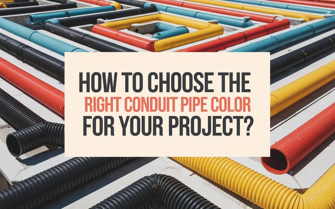How to Choose the Right PVC Conduit Pipe Color for Your Project?