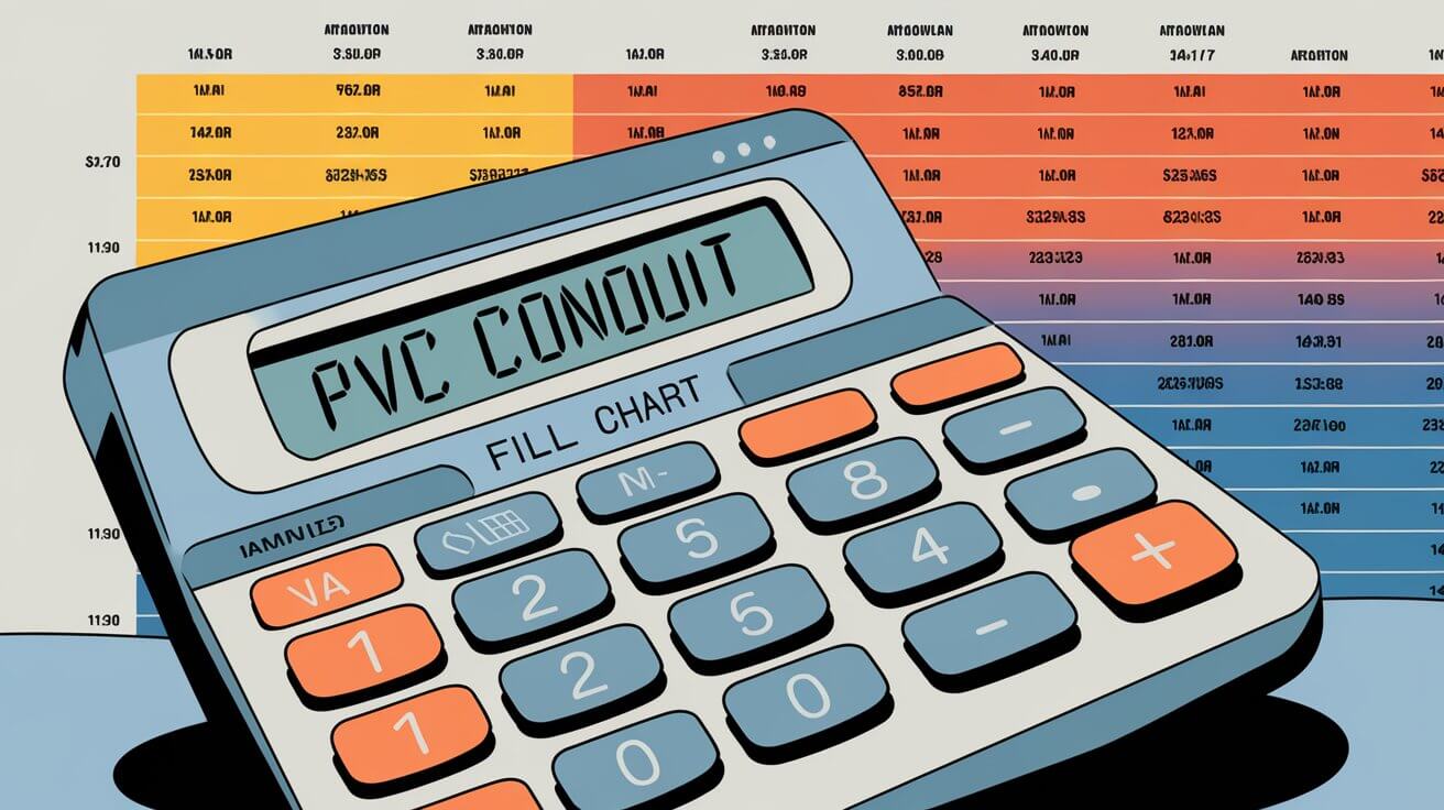 PVC Conduit Fill Chart