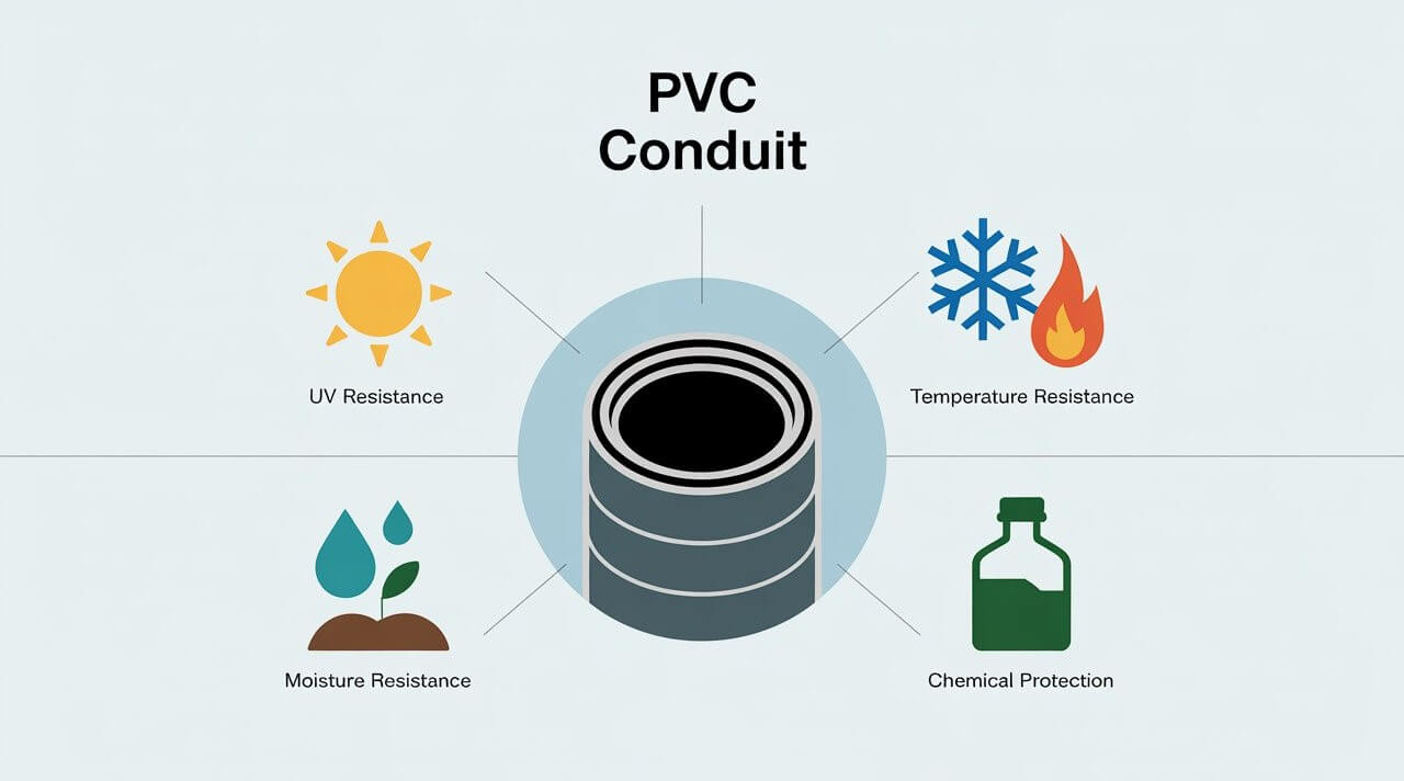 Environmental Factors around electrical conduit