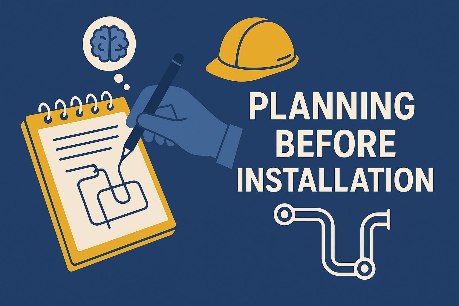 Planning before conduit installation