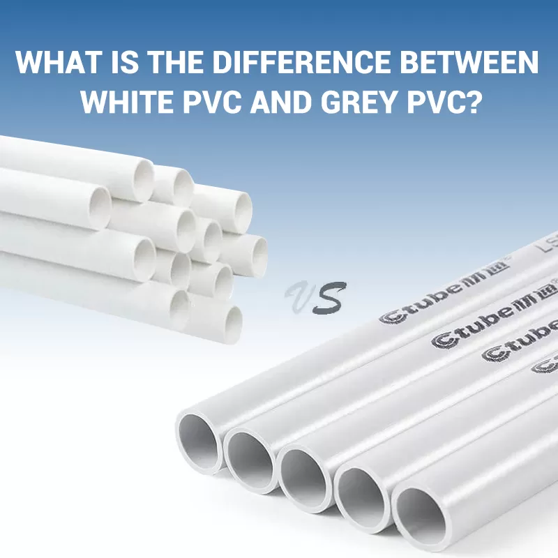 ¿CUÁL ES LA DIFERENCIA ENTRE EL PVC BLANCO Y EL PVC GRIS?