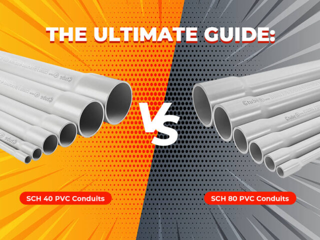 La guía definitiva: conductos de PVC SCH 40 versus conductos de PVC SCH 80