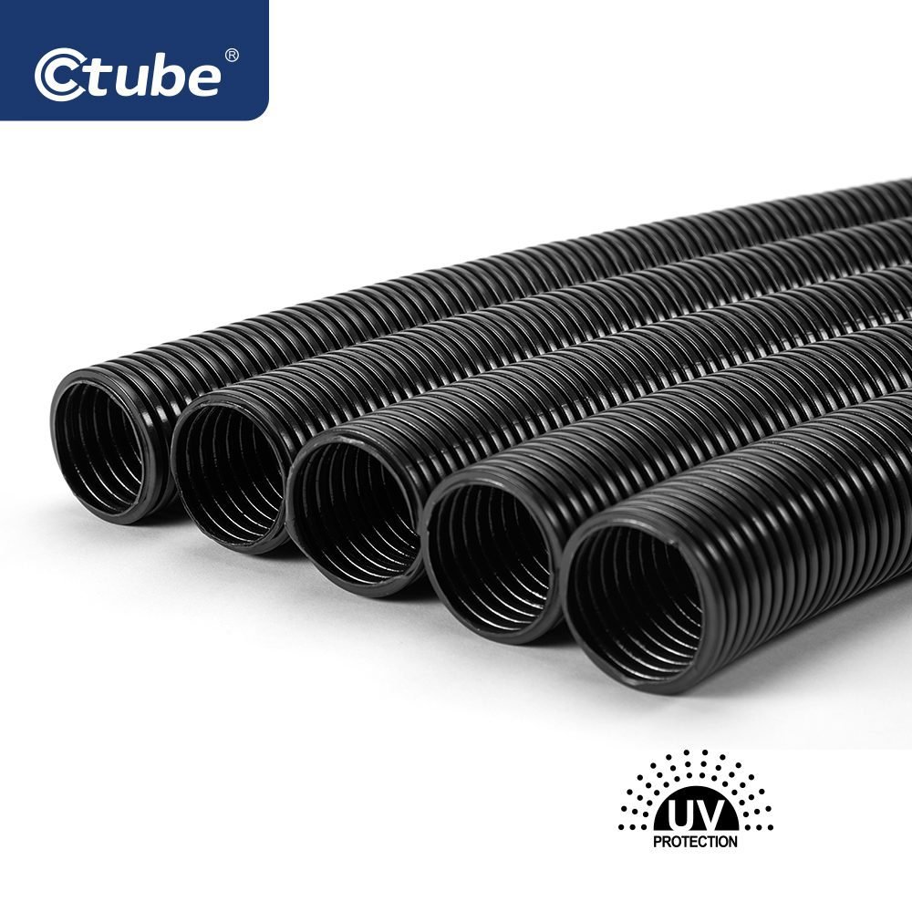 black solar corrugated conduit pipe 2