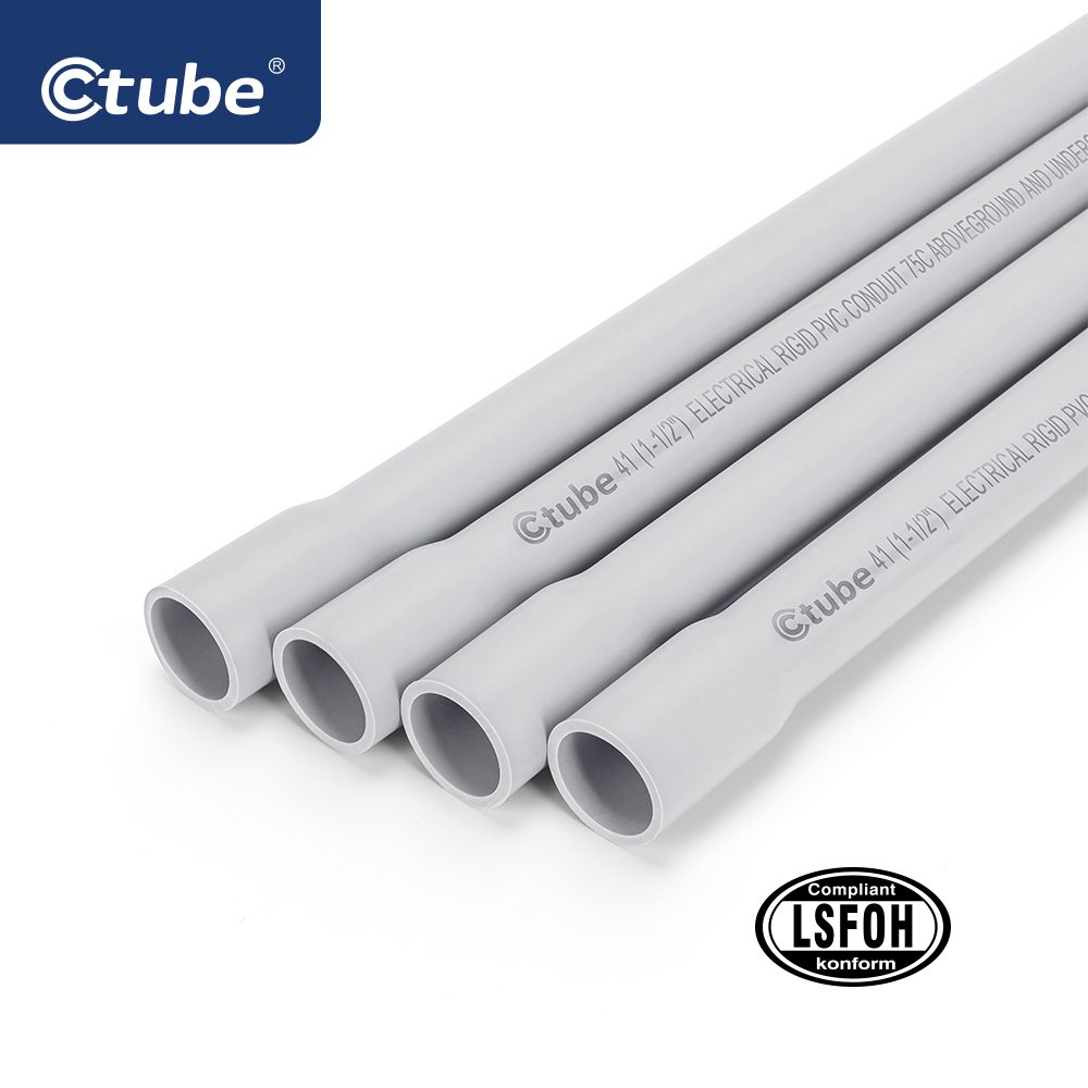 lszh HD grey rigid conduit pipe