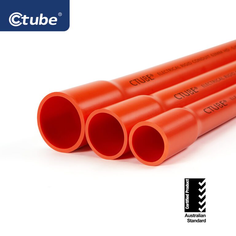 orange rigid conduit pipe as-nzs 2053