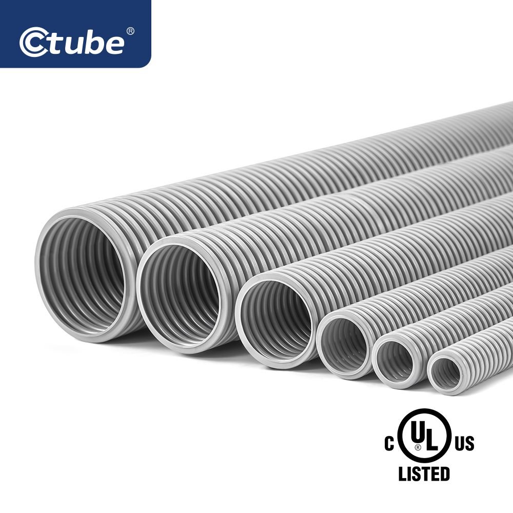 cul pvc flexible corrugated conduit