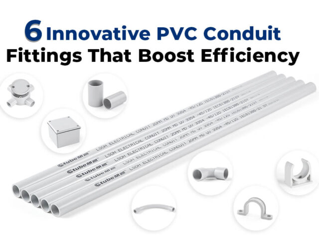 6 innovadores accesorios para conductos de PVC que aumentan la eficiencia