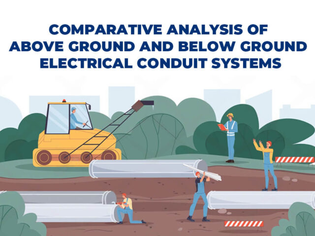 Análisis comparativo de sistemas de conductos eléctricos aéreos y subterráneos