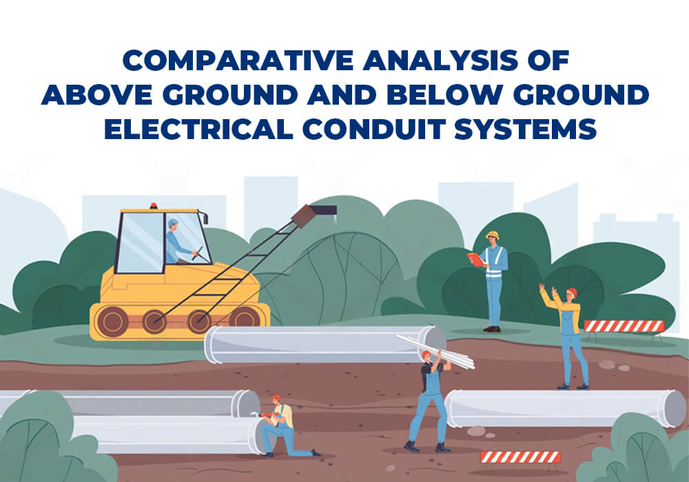 Analyse comparative des systèmes de conduits électriques hors sol et souterrains
