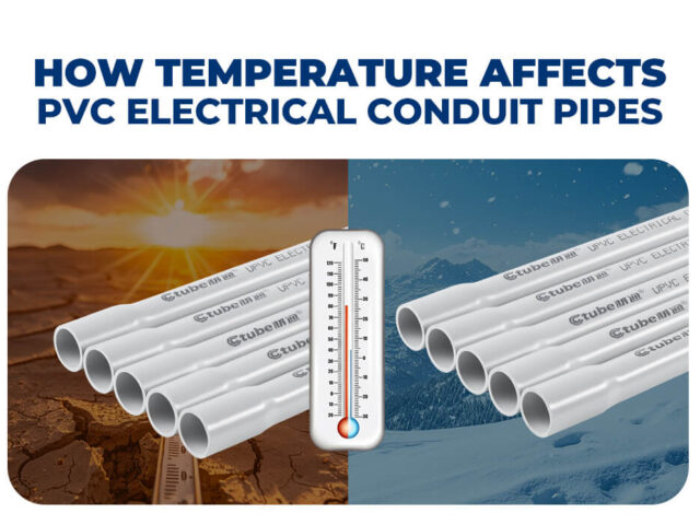 Cómo afecta la temperatura a las tuberías de PVC para conductos eléctricos