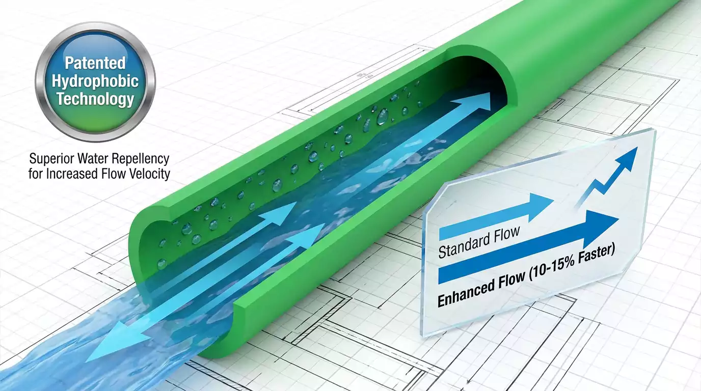 Tuyau Ctube PPR hydrophobe hautement efficace