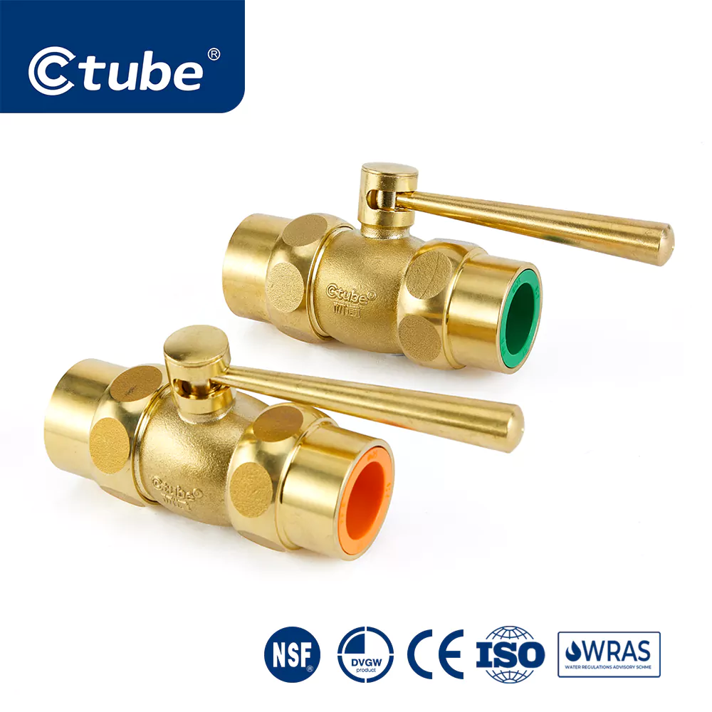 PPR Ball Valve NSF &WRAS &ISO Certified Pipe Fittings Bulk Price