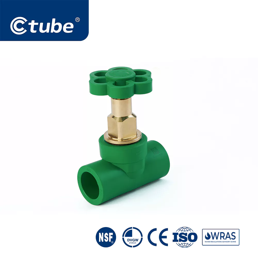 PPR Stop Valve 20mm 25mm 32mm Pipe Fittings Manufacturer Price