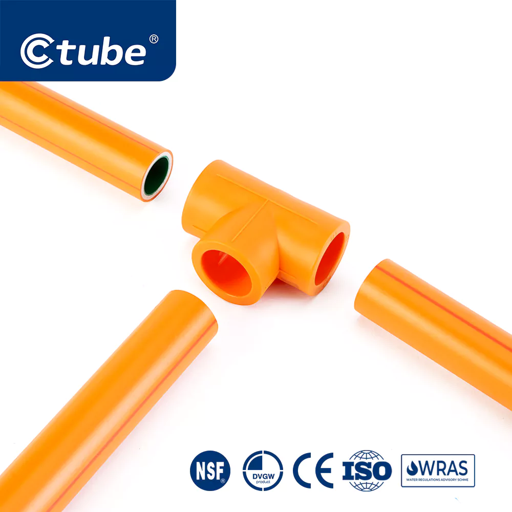 PPR Tee Female Connector 20mm 25mm 32mm Pipe Fittings Supply